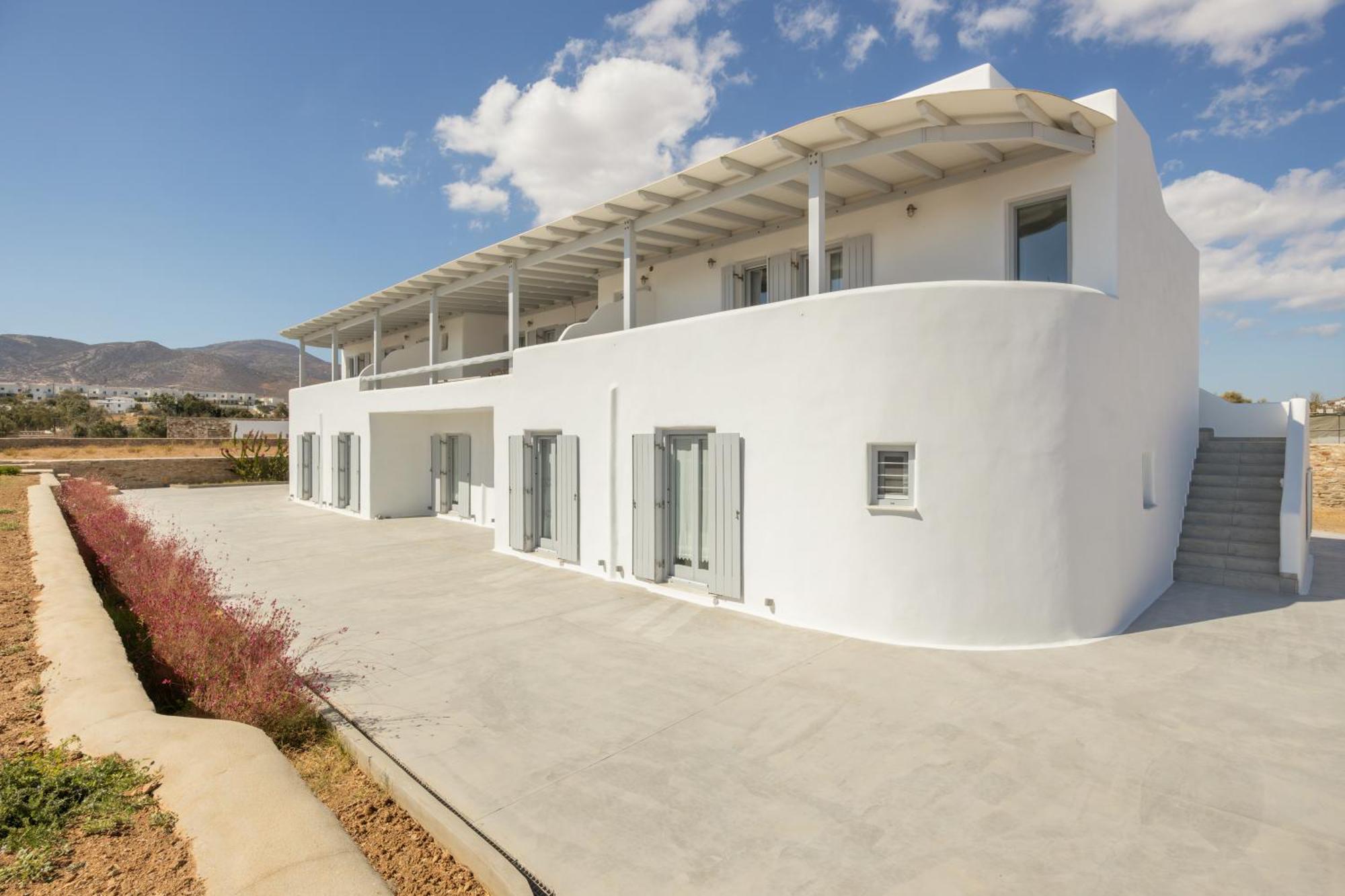 Paros Melodia Apartments 洛加拉斯 外观 照片