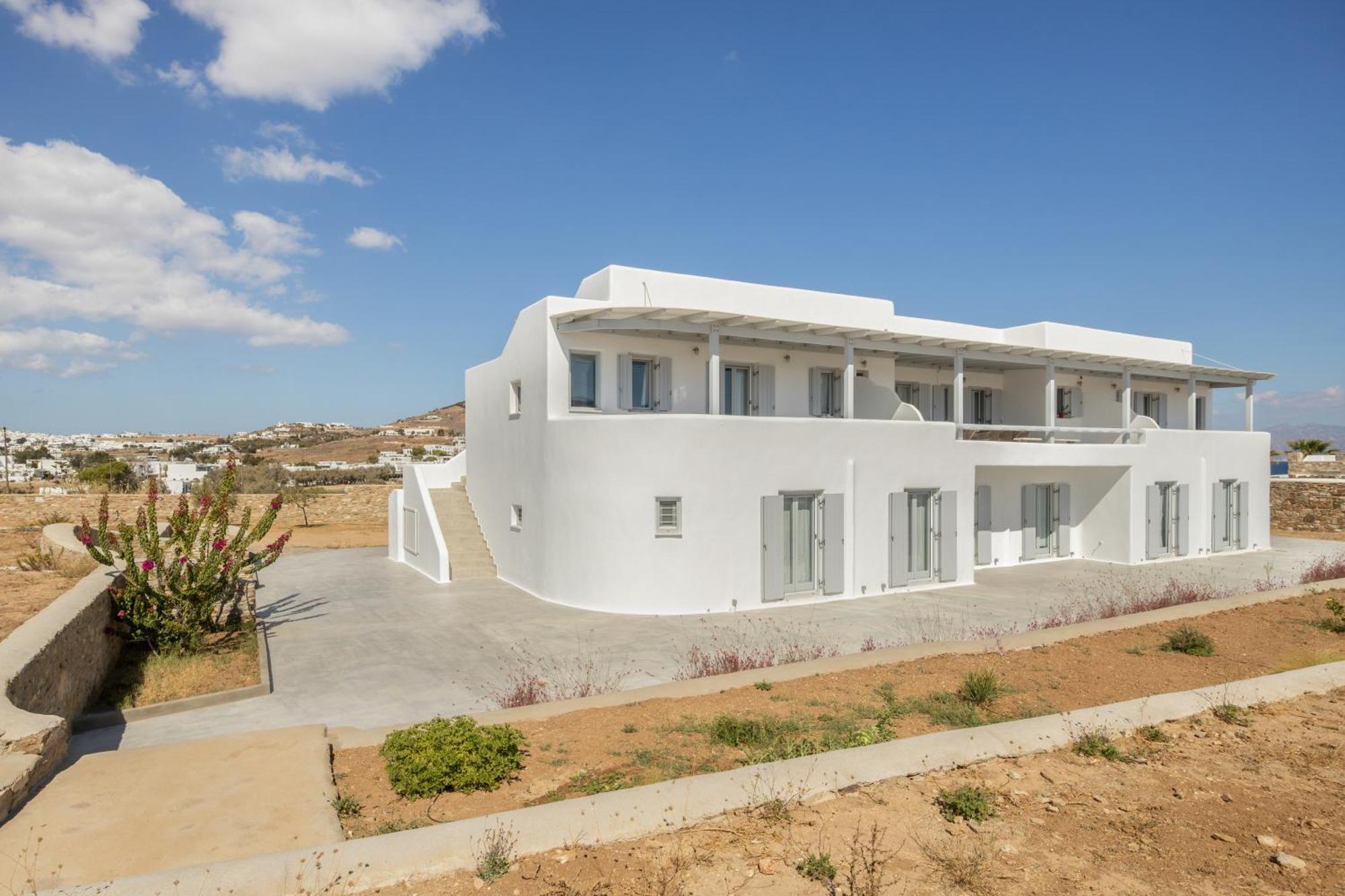 Paros Melodia Apartments 洛加拉斯 外观 照片