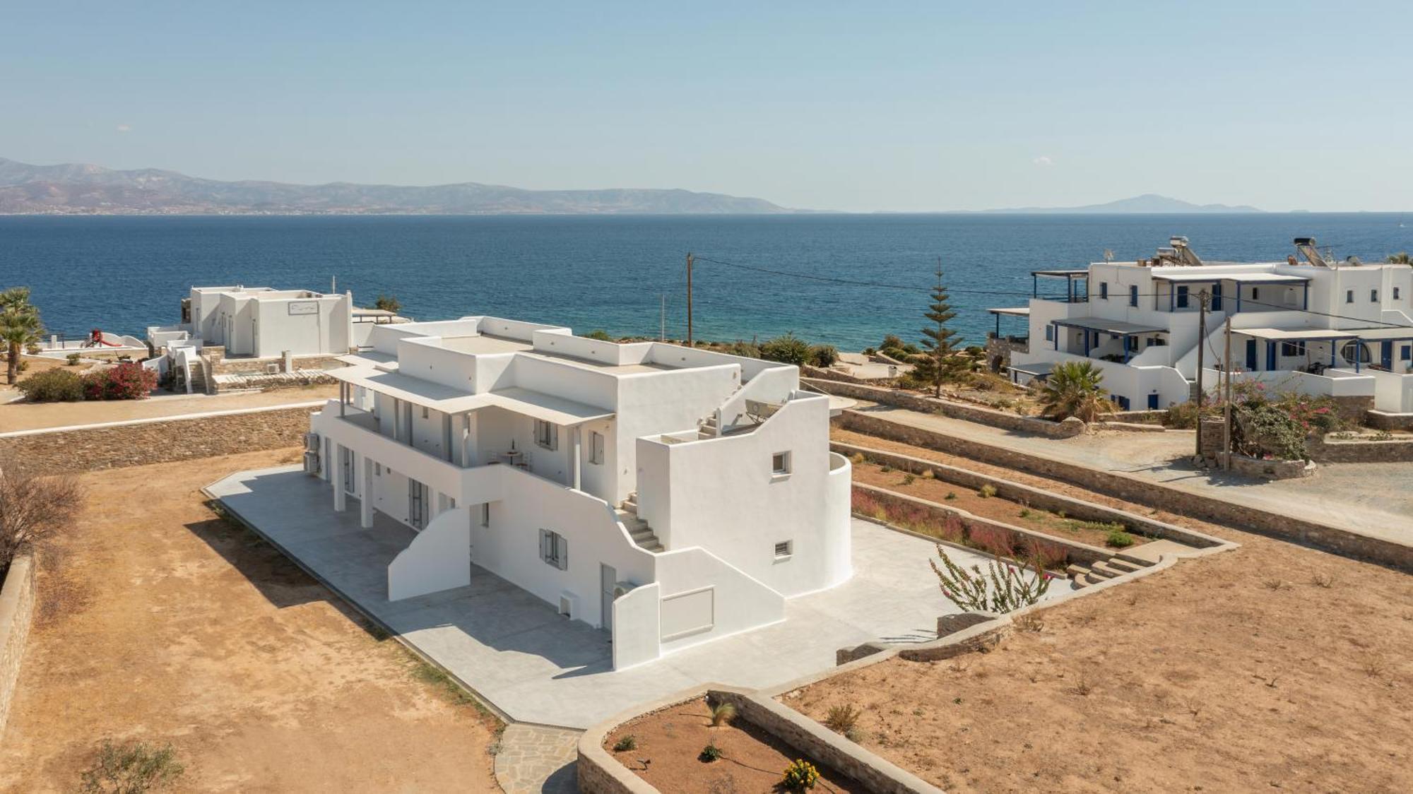 Paros Melodia Apartments 洛加拉斯 外观 照片