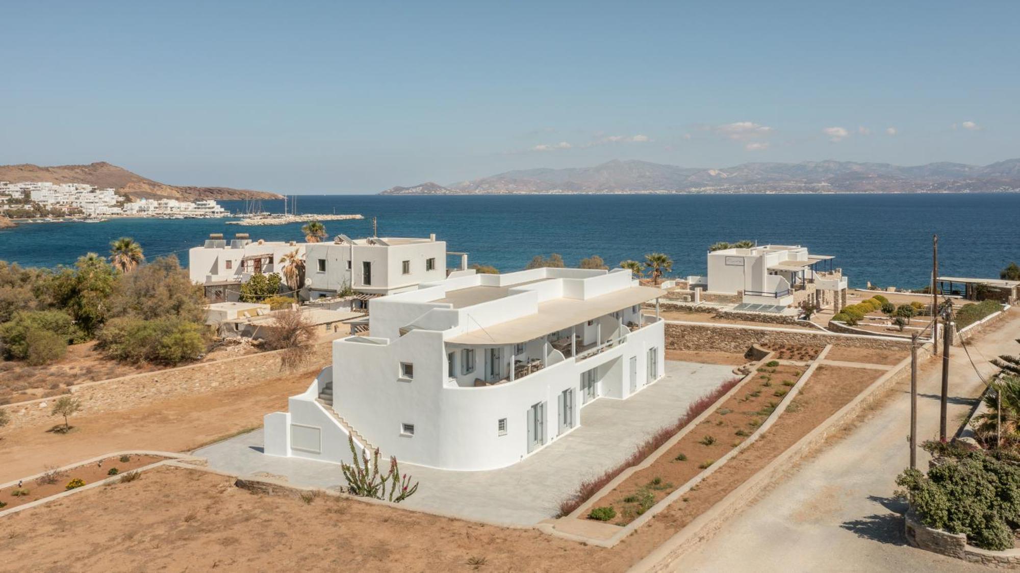 Paros Melodia Apartments 洛加拉斯 外观 照片